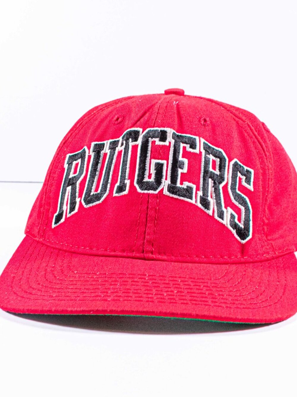 Vintage 90s Starter Rutgers University Arc Snapback Hat Made in USA Cap NCAA